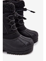 Zateplené dětské sněhule na zip Big Star model 21705995 Černé - Big Star Shoes