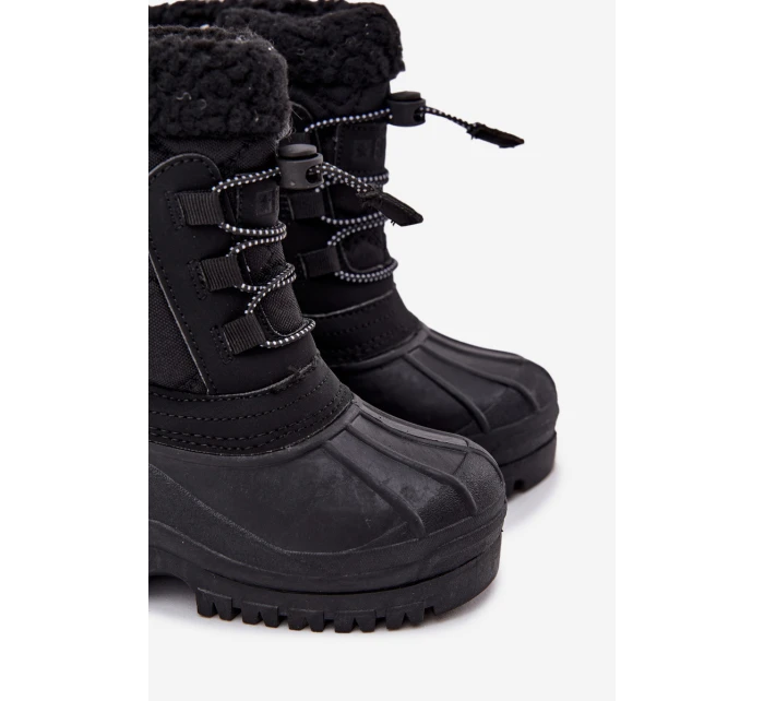 Zateplené dětské sněhule na zip Big Star model 21705995 Černé - Big Star Shoes