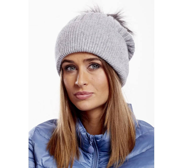 Dámská čepice AT CZ model 14822465 šedá - FPrice