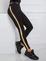 Legíny RV LG R4766.06 čierna a zlatá