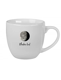 Personalizovaný keramický hrnček s objemom 400 ml s vyobrazením fázy mesiaca