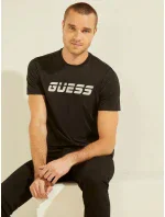 Pánské sportovní triko model 15756311 JBLK černá - Guess
