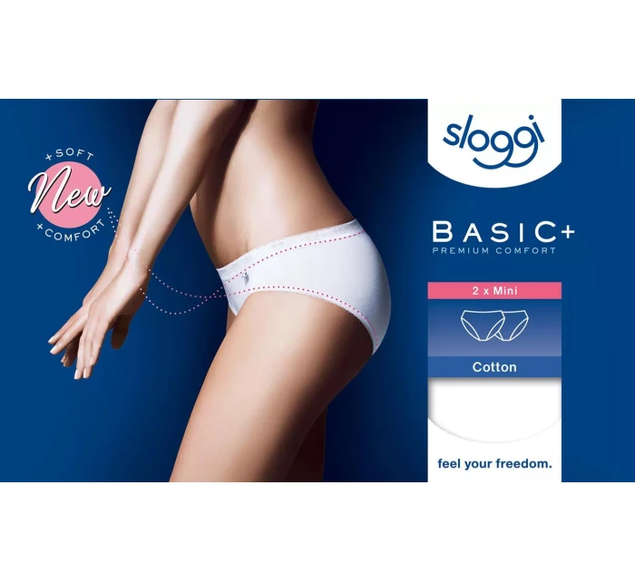 sloggi Basic+ Mini 2P - WHITE - SLOGGI WHITE - SLOGGI