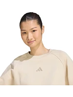 Dámska mikina adidas Kit Small Logo, béžová, KV9823