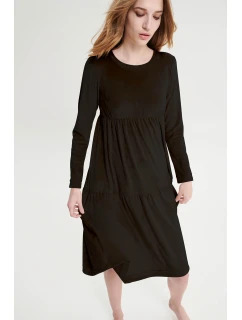 Vamp - Zimné zamatové šaty 19334 - Vamp