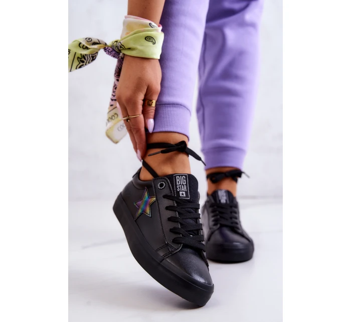Kožené tenisky Star Big Star model 21580383 Black - Big Star Shoes