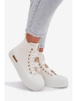 Dámské tenisky na platformě s bílé model 21919384 - Boto