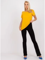 Tričko RV TS model 14816788 tmavě žlutá - FPrice Tričko RV TS model 14816788 tmavě žlutá - FPrice