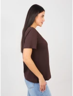Tričko RV TS A1095.33 tmavohnedé Tričko RV TS A1095.33 tmavohnedé