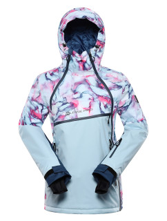 Dámska lyžiarska bunda s membránou ptx ALPINE PRO OMEQA aquamarine variant pb