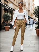 Dámske nohavice z ťavej látky ERLON FashionStreet UY2099