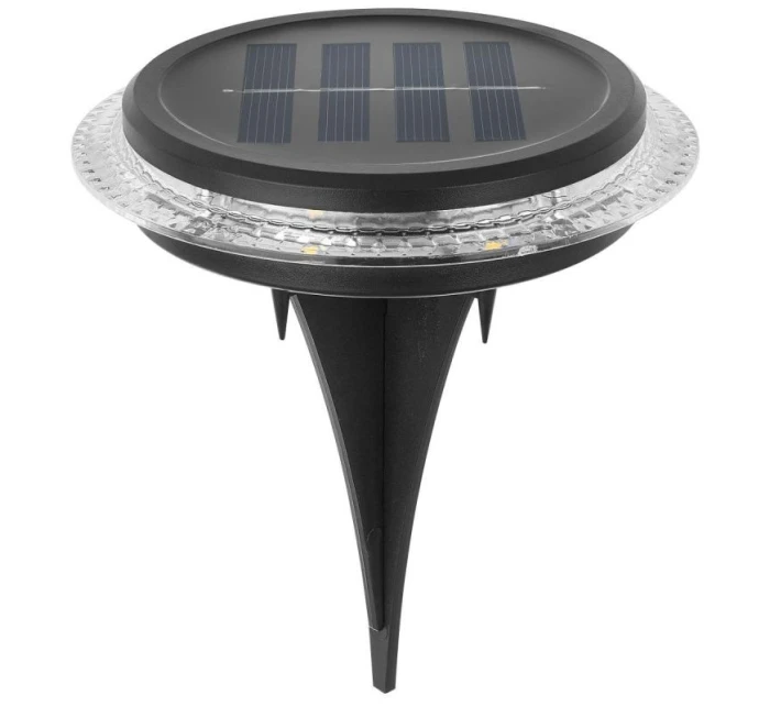 SOLÁRNE DISKOVÉ LAMPY PRE MONTÁŽ NA ZEM ALEBO NA STENU 2KS