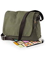 QD 610 Vintage taška s klopou model 22554770 vintage military green - Quadra