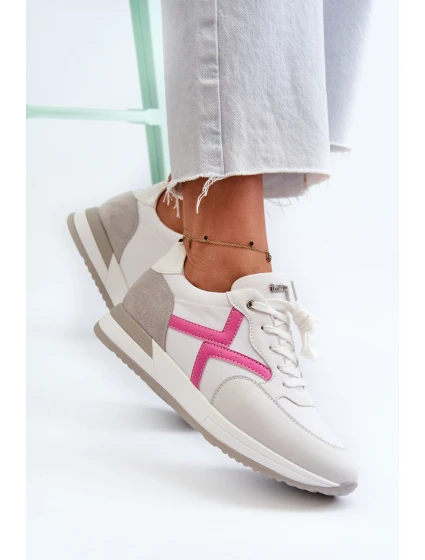 Dámské tenisky na platformě  Bílé model 21656790 - Inblu