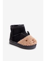 Zateplené dětské sněhule černé model 21678721 - Boto Zateplené dětské sněhule černé model 21678721 - Boto