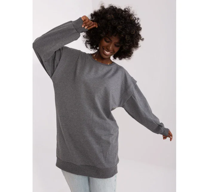 Tunika EM TU HS 21 model 18798914 ciemny szary - FPrice Tunika EM TU HS 21 model 18798914 ciemny szary - FPrice