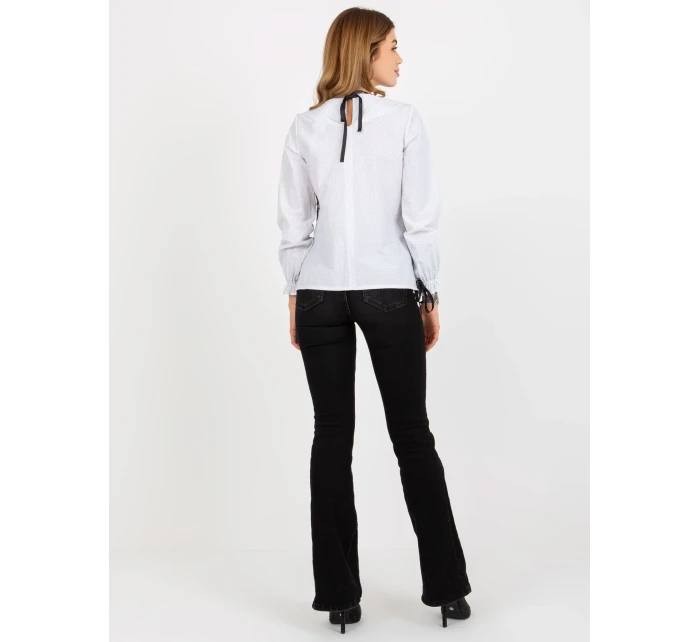 Blúzka LK BZ 506877 3.36P biela a čierna Blúzka LK BZ 506877 3.36P biela a čierna