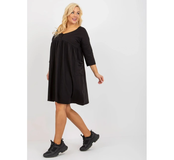 RV šaty SK 8529.37P čierna RV šaty SK 8529.37P čierna