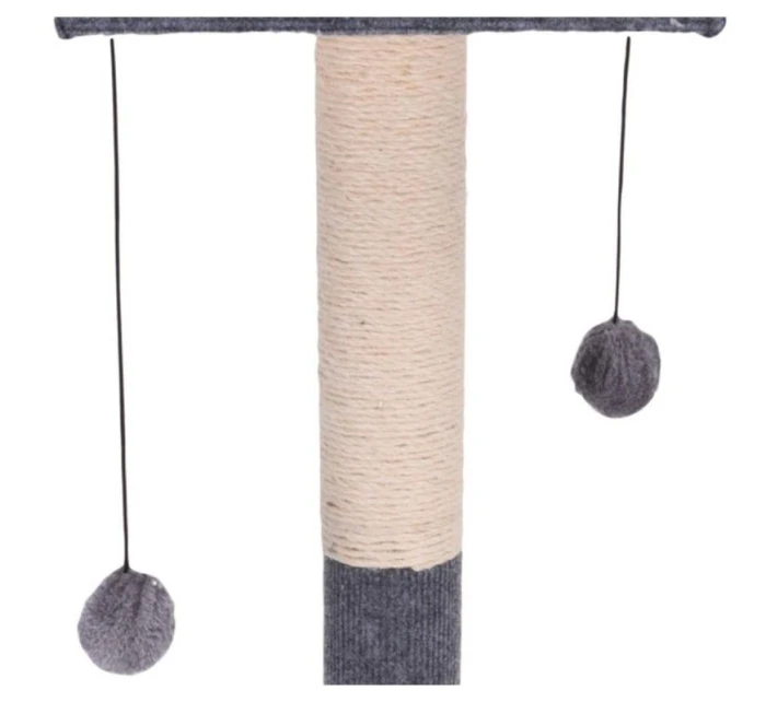 ŠKRABACÍ STROM PRE MAČKY 59CM 2 LOPTIČKY