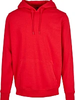 Build your Brand BY 011 Mikina s kapucňou z hrubej bavlny 56.0011 city red