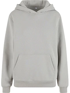 BY 289 Dámská oversize mikina s kapucí "Fluffy" model 22451580 light asphalt - Build your Brand