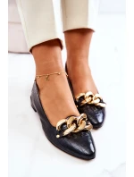 Kožené lodičky z kůže Černe model 21572557 - Boto