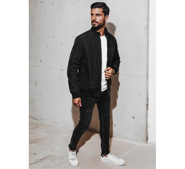 Pánska prechodná bunda čierna FashionStreet TX5005