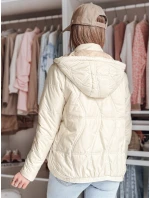 Dámská přechodná prošívaná bunda bílá Dstreet model 21986664 - FashionStreet