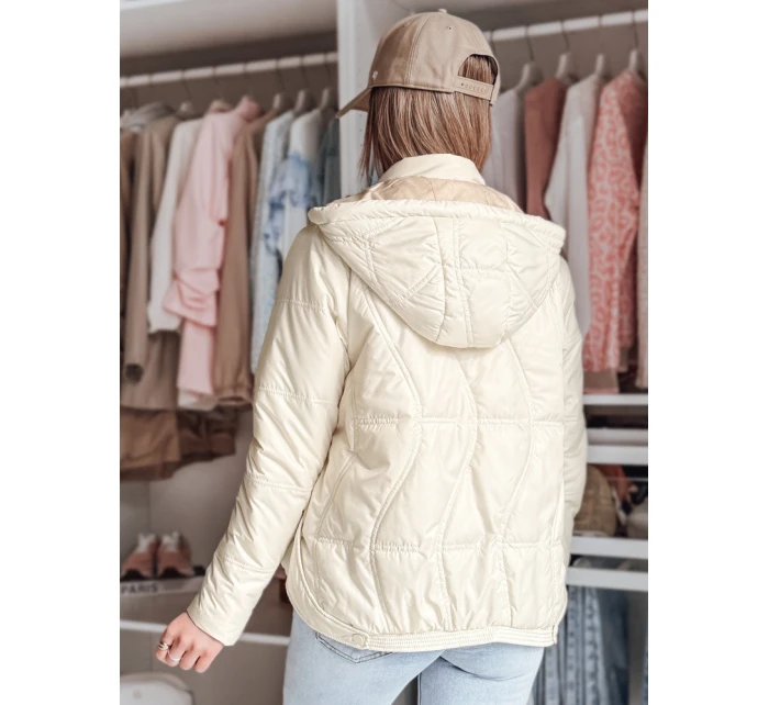 Dámská přechodná prošívaná bunda bílá Dstreet model 21986664 - FashionStreet