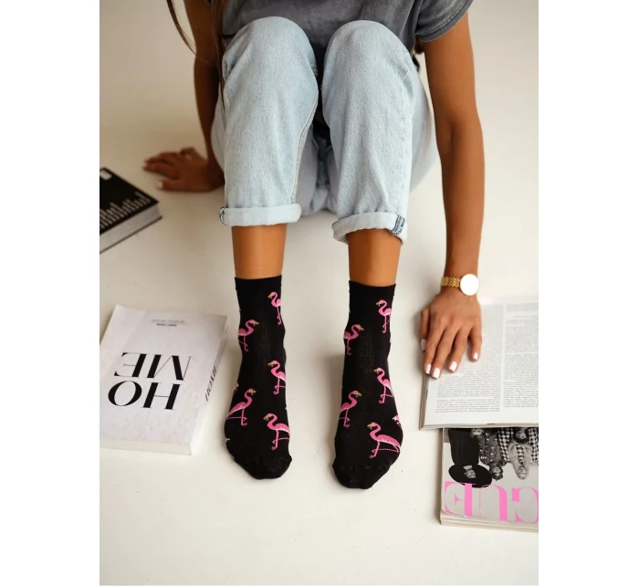 Milena ponožky 0200-176 Flamingos 37-41