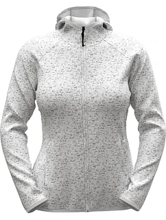 Stedman Lux Knit Fleece Jacket Women Dámska pletená fleecová bunda s kapucňou 05.5560 svetlošedá melírovaná