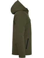 Clique Padded Hooded Softshell Men Pánska zateplená softshellová bunda s kapucňou 67.0952 fog green Clique Padded Hooded Softshell Men Pánska zateplená softshellová bunda s kapucňou 67.0952 fog green