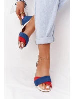 Kožené Sandály  Tmavě model 21551975 - Maciejka