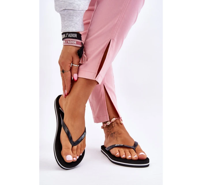 Dámské lehké žabky Big Star model 21610792 Černá - Big Star Shoes Dámské lehké žabky Big Star model 21610792 Černá - Big Star Shoes