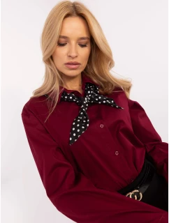 Košeľa DHJ KS 20172.36P bordová