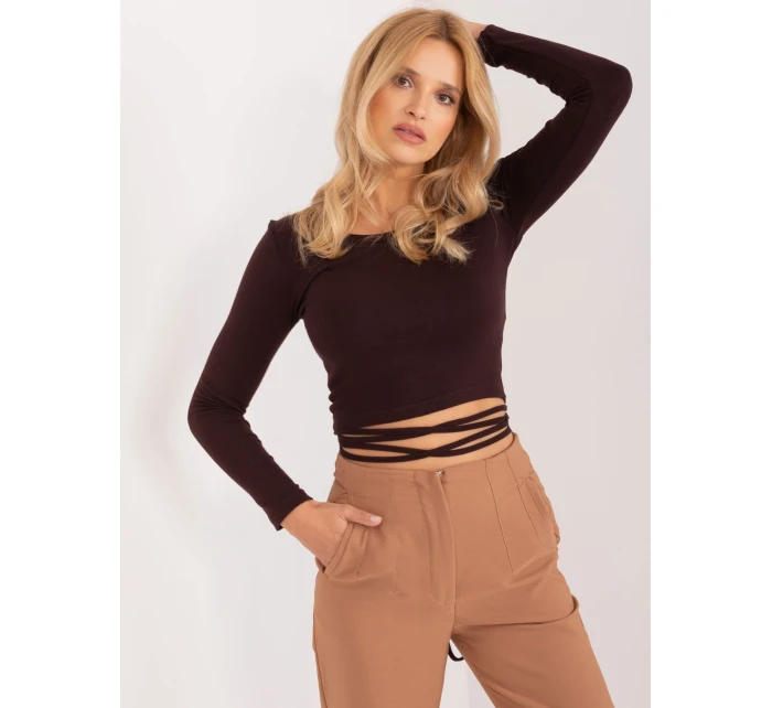 Blúzka EM BZ 782.95 tmavohnedá Blúzka EM BZ 782.95 tmavohnedá