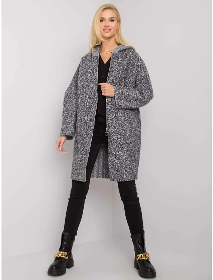 Dámský kabát TW CZ BI  tmavě šedý model 15928442 - FPrice