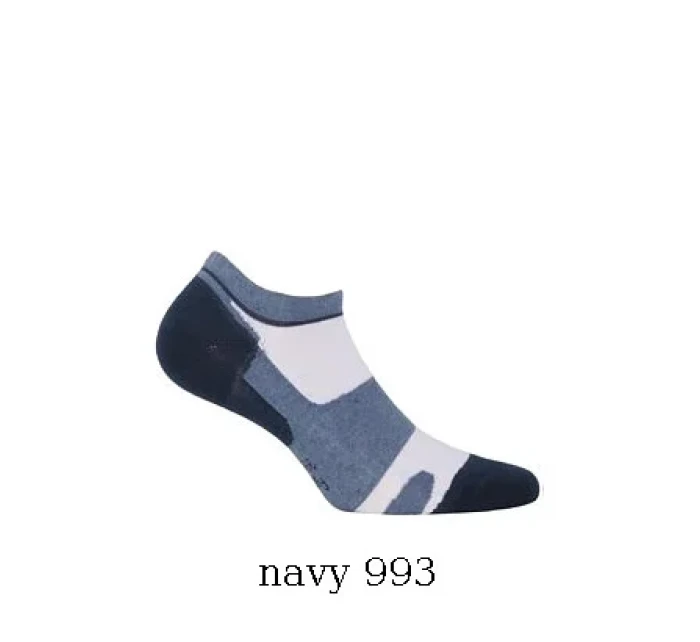 Pánske členkové ponožky Wola Sportive W91.1N3 Ag + vzor