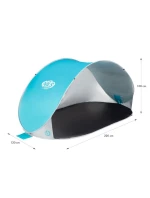 skládací plážový stan NILS  šedý model 21332463 - Nils Extreme