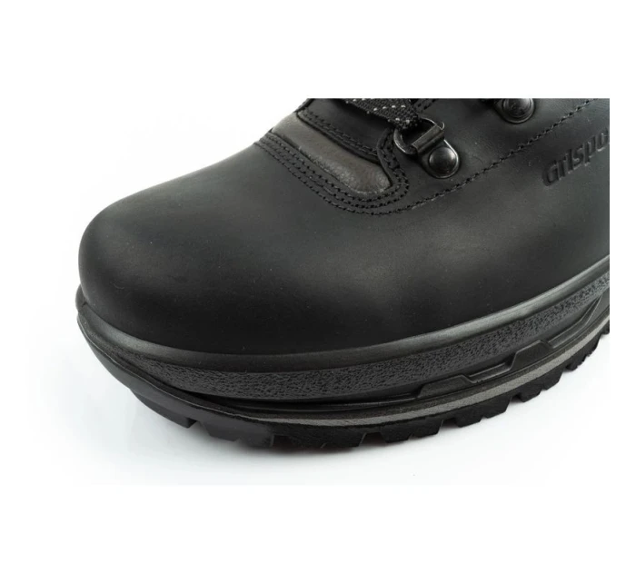 model 21479888 Nero pánské trekové boty kožené nepromokavé kotníkové boty - Grisport