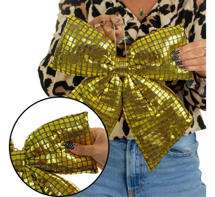 ZLATÁ DEKORAČNÁ KARTA 30x34 cm MICA