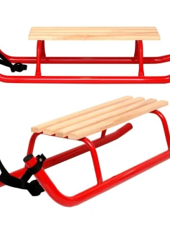 KOVOVÉ SANE PRE 2 OSOBY ZOSILNENÉ ČERVENÉ