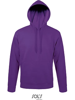 SOL'S Snake Unisex mikina s kapucí model 22524178 dark purple