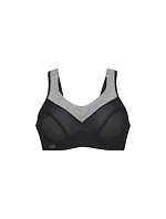 PanAlp vlnená športová podprsenka 5555 black/melange - Active