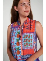 Šaty bez rukávů s potiskem model 19697651 - Vamp