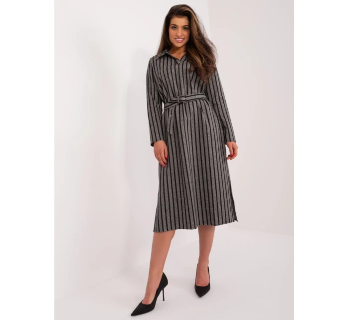 Šaty LK SK 509479.41 tmavo šedé