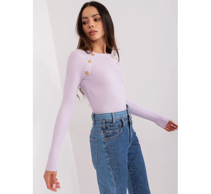 Sweter PM SW model 18909366 jasny fioletowy - FPrice