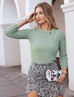 AURINA dámsky sveter svetlozelený FashionStreet MY1391