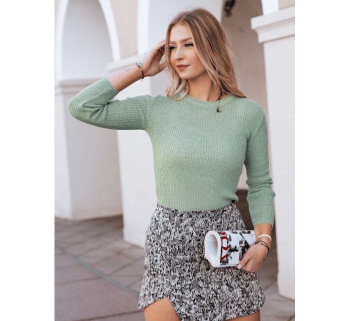 Dámský svetr světle zelený Dstreet model 21964164 - FashionStreet