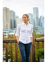 Cutter & Buck Advantage Shirt Women – blúzka s dlhými rukávmi z piqué 68.2411 antracitová melírovaná Cutter & Buck Advantage Shirt Women – blúzka s dlhými rukávmi z piqué 68.2411 antracitová melírovaná